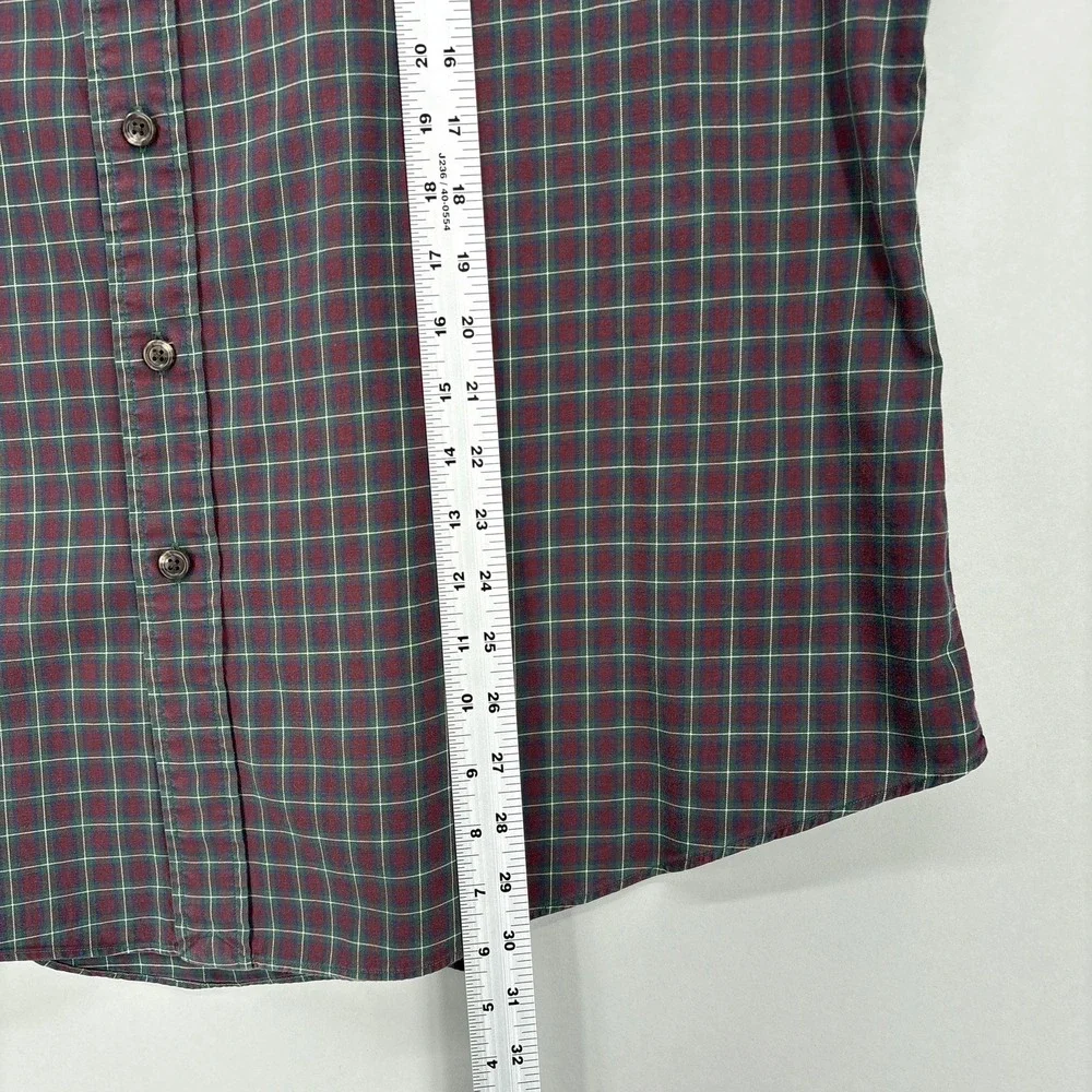 Polo Ralph Lauren Shirt Mens 2XL Multicolor Plaid Button Up Long Sleeve Vintage